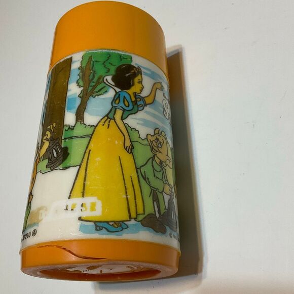 Vintage Disney Snow White Aladdin Thermos seven Dwarves - Picture 5 of 16